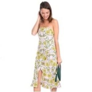 Tuckernuck Keepsake Celestial Strapless Floral Dress Medium